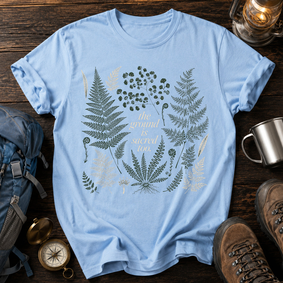 Wild Leaf Hiking Mountain Hiking Trekking T-Shirt