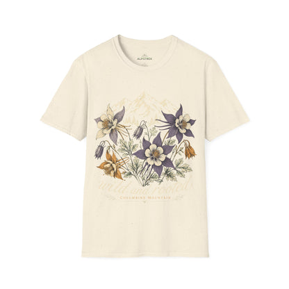 Wild And Rooted Mountain Hiking Trekking T-Shirt