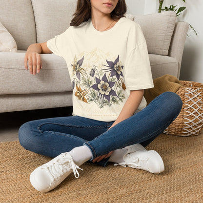 Wild And Rooted Mountain Hiking Trekking T-Shirt