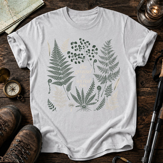 Wild Leaf Hiking  Mountain Hiking Trekking T-Shirt