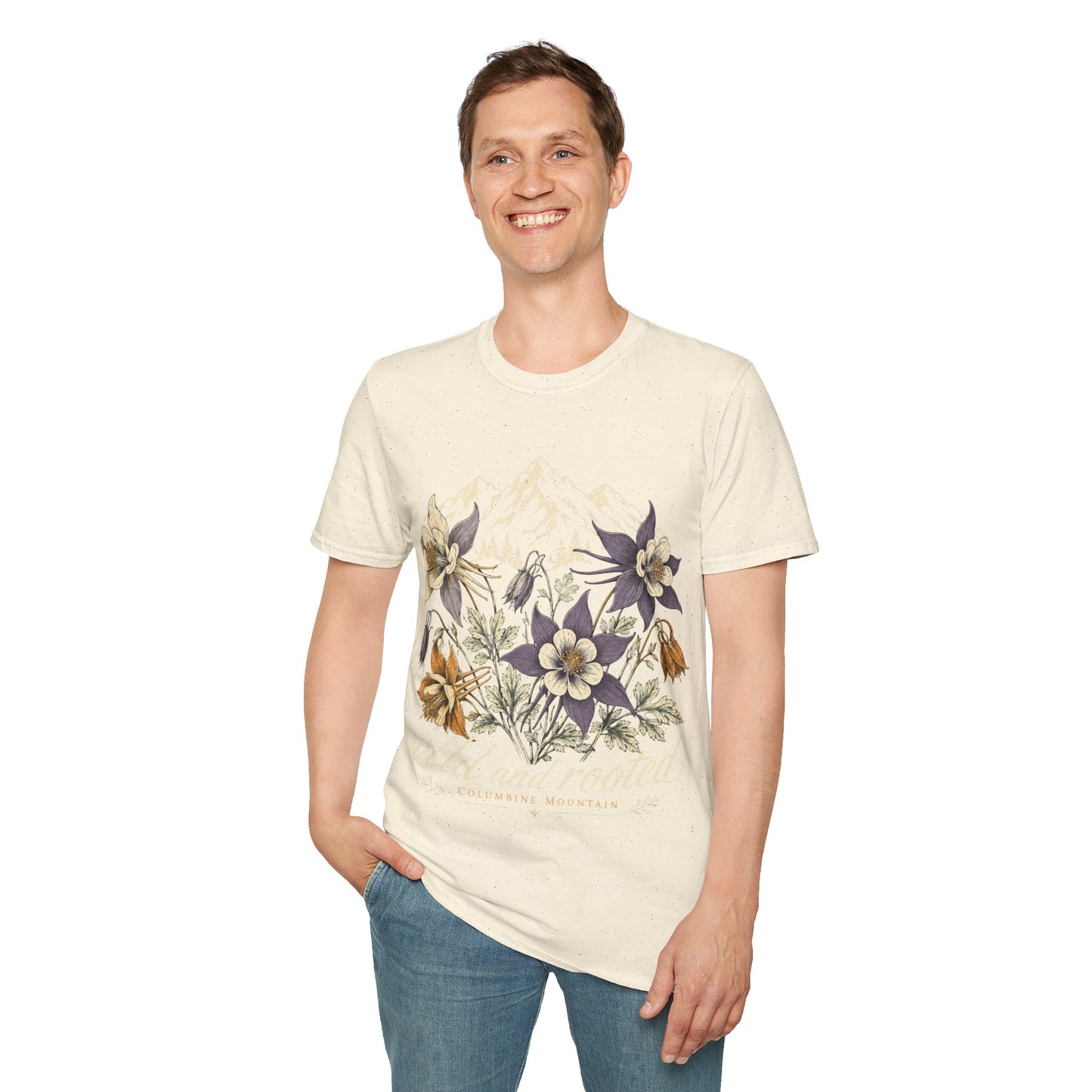 Wild And Rooted Mountain Hiking Trekking T-Shirt